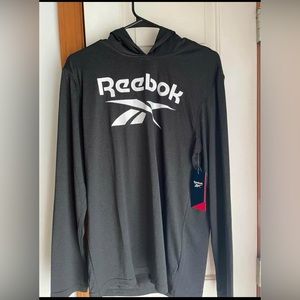 Adidas hooded shirt black